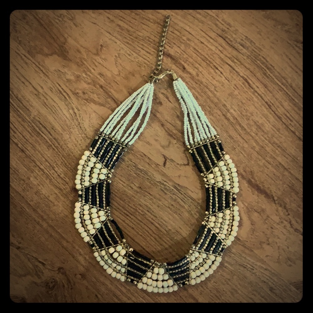Charming Charlie Beaded Statement Necklace